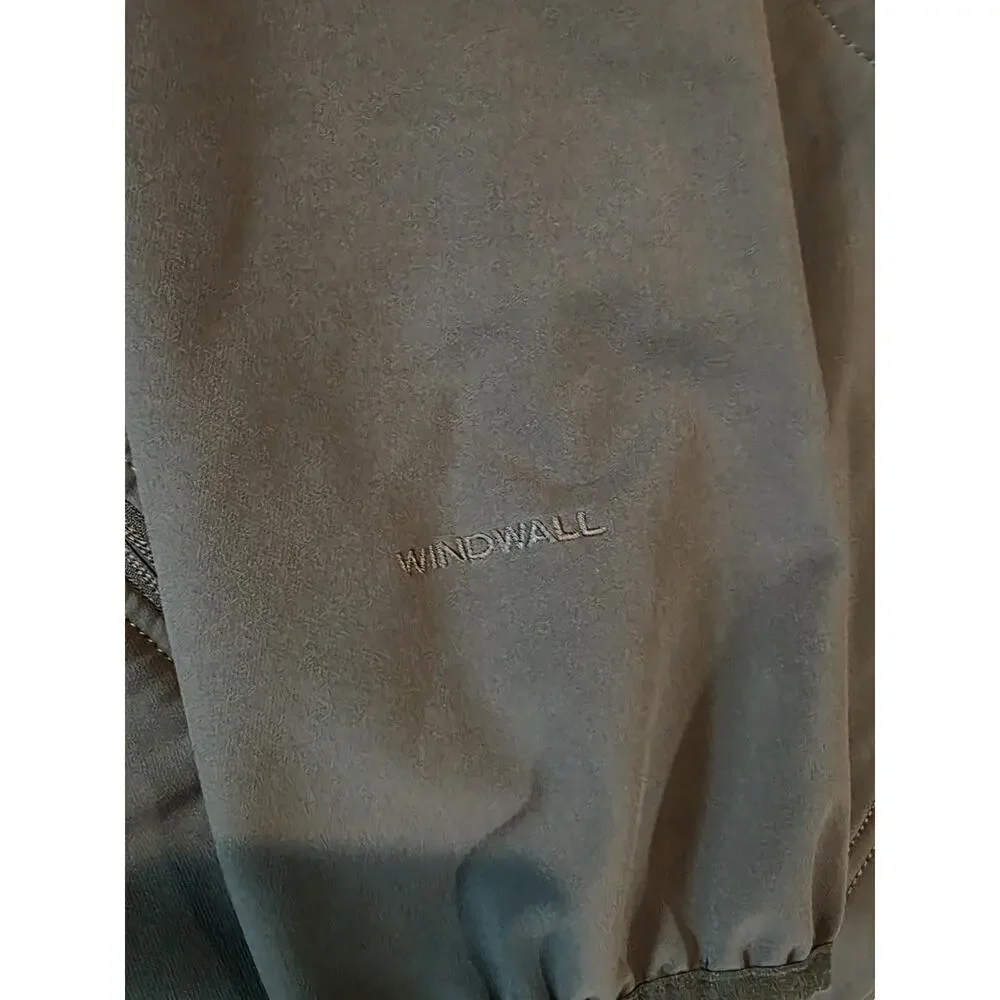 The North Face Windwall Jacket Coat Grey XXL Stretch Shell Zip Up Men’s